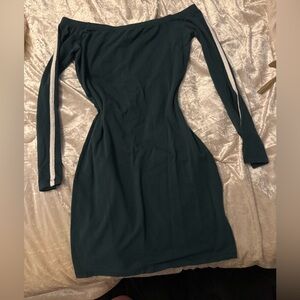 Body snatching off the shoulder dress